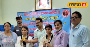 Read more about the article Children of this city of UP have won the gold medal in Taekwondo for the first time and are being honoured everywhere.