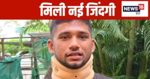 Read more about the article VIDEO: गले में पट्टी, रोड एक्सीडेंट के बाद सामने आया भारतीय क्रिकेटर, पिता बोले- बीसीआई बताएगी कि…