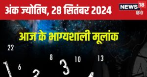 Read more about the article Ank Jyotish 28 September 2024: आज खरीदेंगे कोई नई प्रॉपर्टी, उपलब्धियों भरा रहेगा दिन! सिर में चोट लगने की आशंका, जानें भविष्यफल