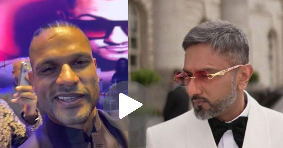 You are currently viewing VIDEO: शिखर धवन मौज में… Yo Yo हनी सिंह के साथ आए नजर, Millionaire गाने पर झूमे