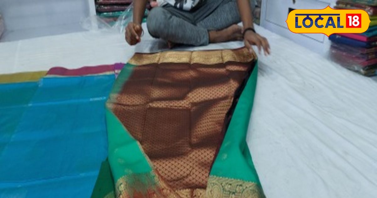 You are currently viewing What is Manjusha Kala designs being made on more expensive Kanjivaram saree first choice of women – News18 हिंदी