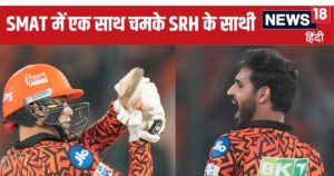 Read more about the article अभिषेक की 28 बॉल में सेंचुरी, भुवी की हैट्रिक, दुनिया का सबसे बड़ा स्कोर… सबकुछ एक ही दिन में… आपने देखा क्या