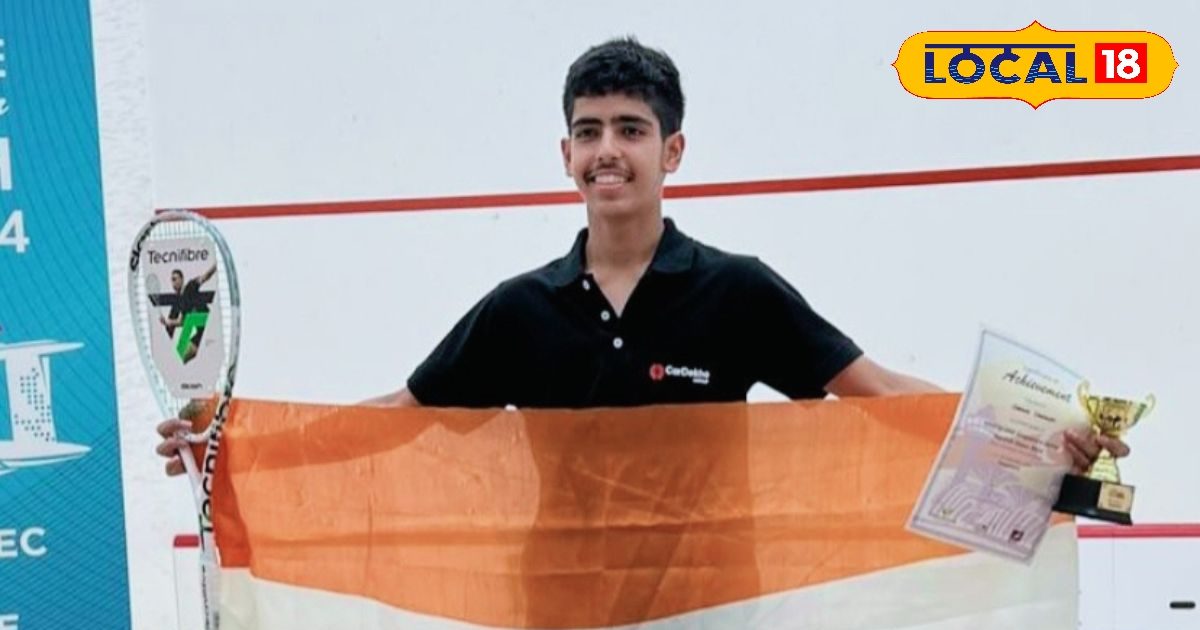 You are currently viewing Subhash Chaudhary of jaipur hoisted the flag of victory in Singapore won gold in Junior Squash Championship