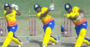 Read more about the article भारतीय क्रिकेटर ने किया कमाल, एक ओवर में जड़े लगातार 5 छक्के, देखें वीडियो