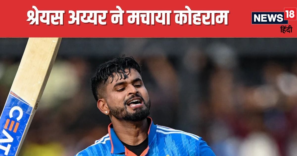 You are currently viewing श्रेयस अय्यर ने ठोकी सेंचुरी, हार्दिक ने बनाए 84, शिवम दुबे ने 175 के स्ट्राइक रेट से ठोके रन