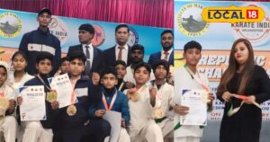 Read more about the article All india republic cup karate competition gopalganj children performed brilliantly won 23 medals including 10 gold medals