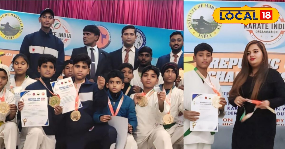 You are currently viewing All india republic cup karate competition gopalganj children performed brilliantly won 23 medals including 10 gold medals