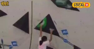 Read more about the article Jhunjhunu’s daughter Miska Chaudhary won gold and silver medal in National Sports Climbing, has also hoisted the flag at the international level!