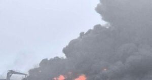 Read more about the article नॉर्थ सी में अमेरिकी और पुर्तगाली जहाज की टक्कर से भीषण आग