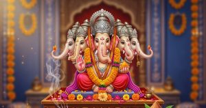 Read more about the article Spiritual benefits of Panchmukhi Ganesh। पंचमुखी गणेश पूजा