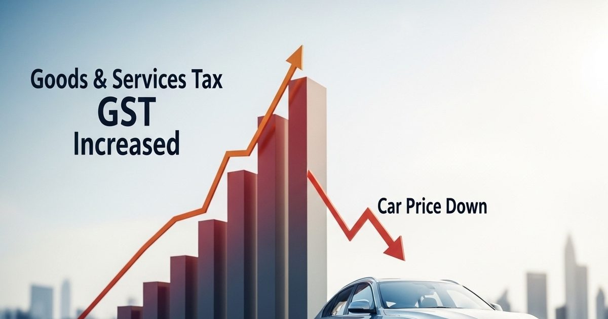 You are currently viewing GST on big cars increased but car price gets down what is the formula – भारत में बड़ी कारों पर बढ़ गया GST, फिर भी सस्ती कैसे हो गईं? जानिए
