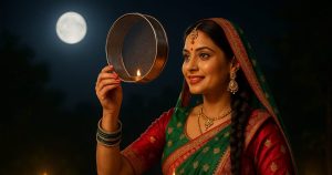 Read more about the article Karwa Chauth colours 2025 । करवा चौथ 2025 पर पहनें ये 5 शुभ रंग, जानें उनका महत्व