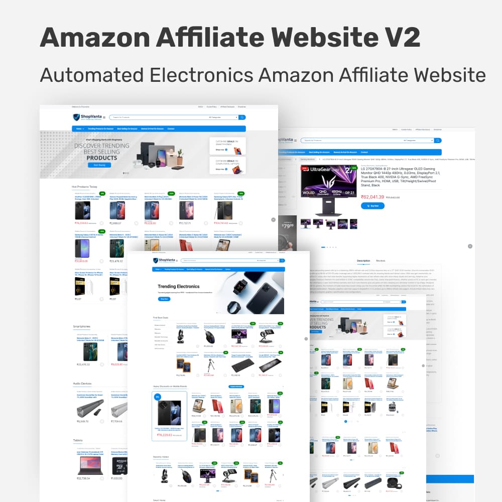 Automated Amazon affiliate website in wordpress