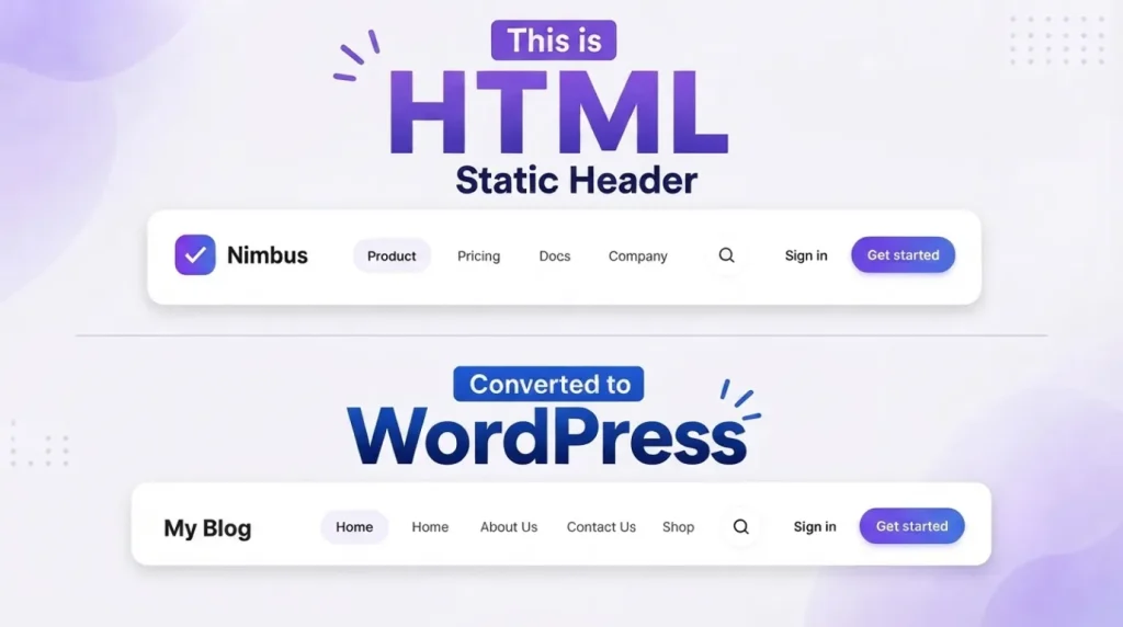 How to integrate custom HTML into WordPress and make it dynamic