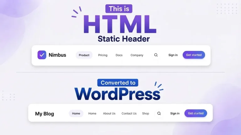 How to integrate custom HTML into WordPress and make it dynamic